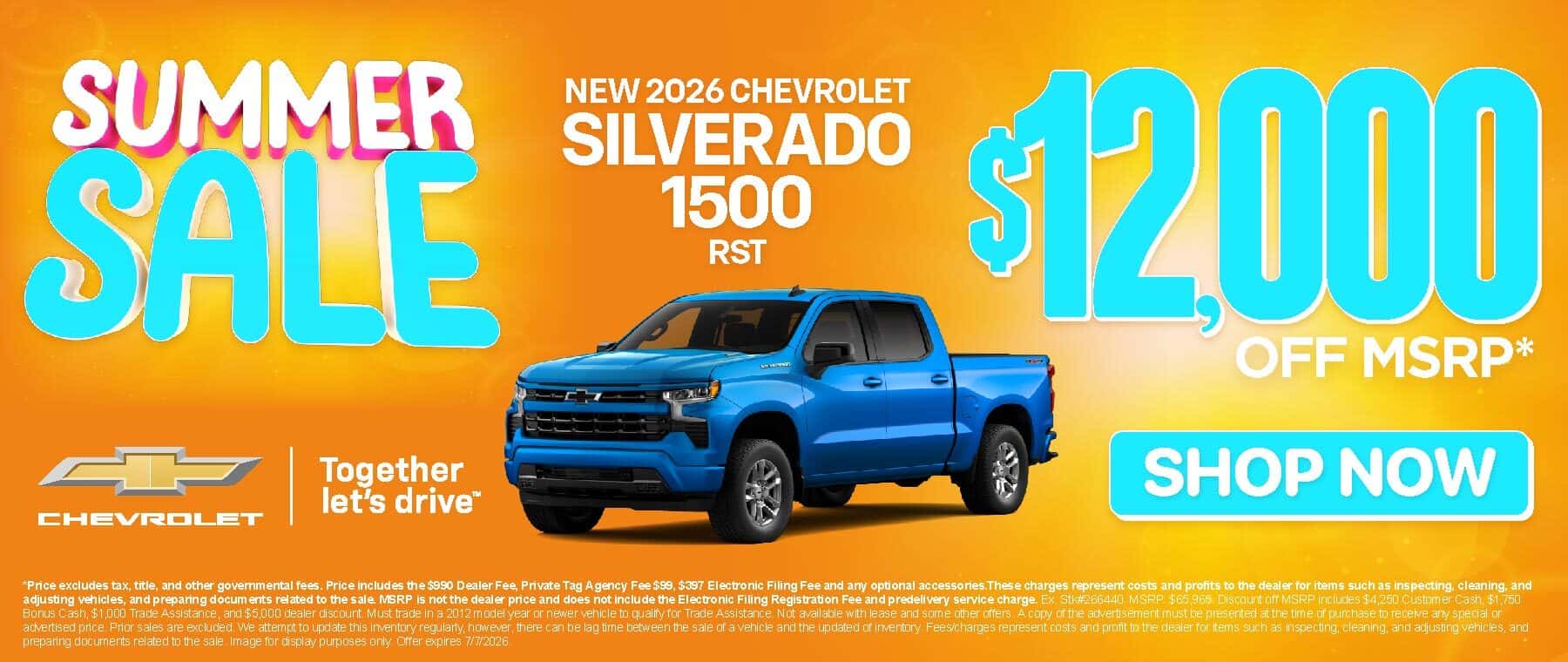 New 2026 Chevrolet Silverado 1500 RST $12,000 Off MSRP*