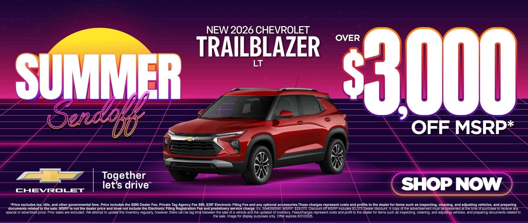 New 2026 Chevrolet Trailblazer LT OVER $3,000 OFF MSRP*