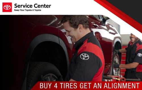 Buy 4 tires get an alignment for $128.88
