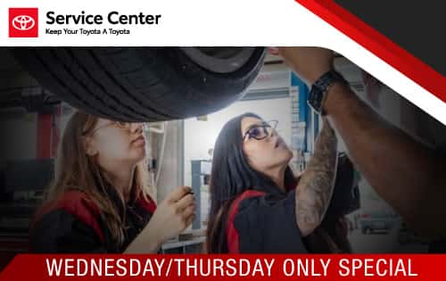 Wednesday or Thursday Only Special
