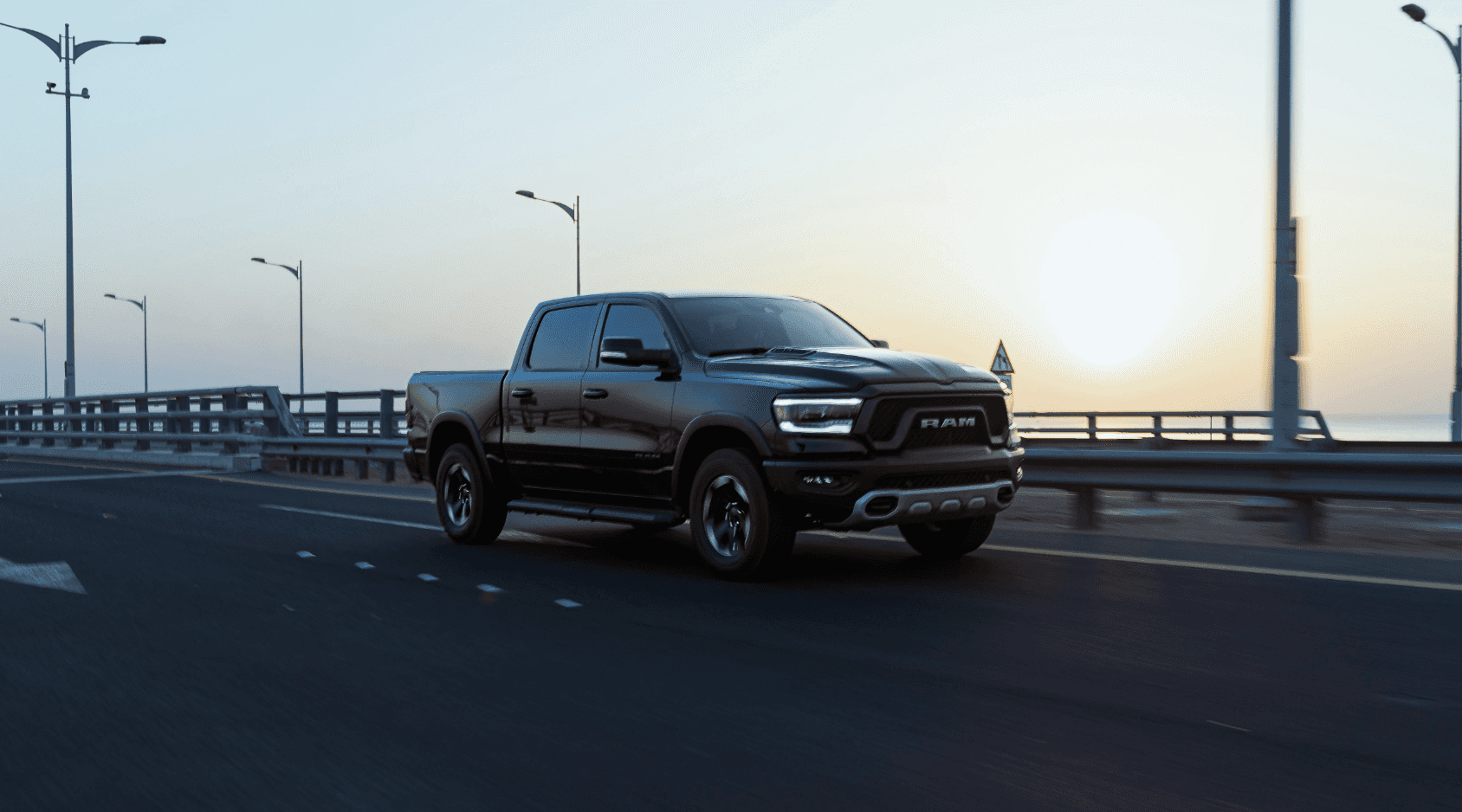 2024 Ram truck on a highway