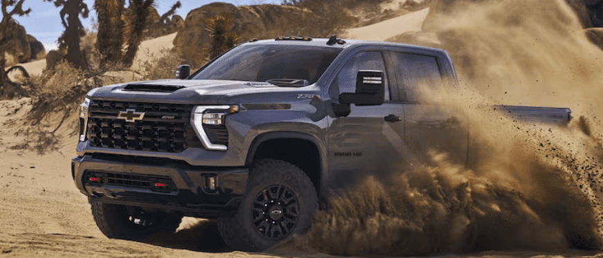 2024 silverado 2500 hd crew cab standard bed zr2 in slate gray metallic