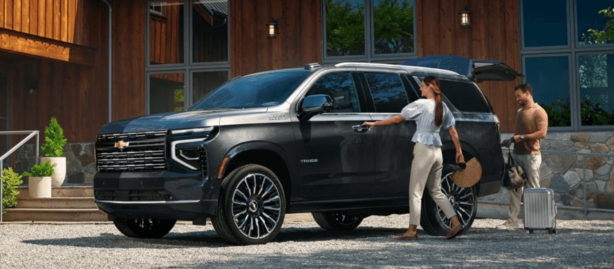 Loading up for a Kansas trip in the New Chevrolet Tahoe from a Wichita-area Chevy dealer