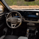 2024 chevy trailblazer interior with a heated steering wheel