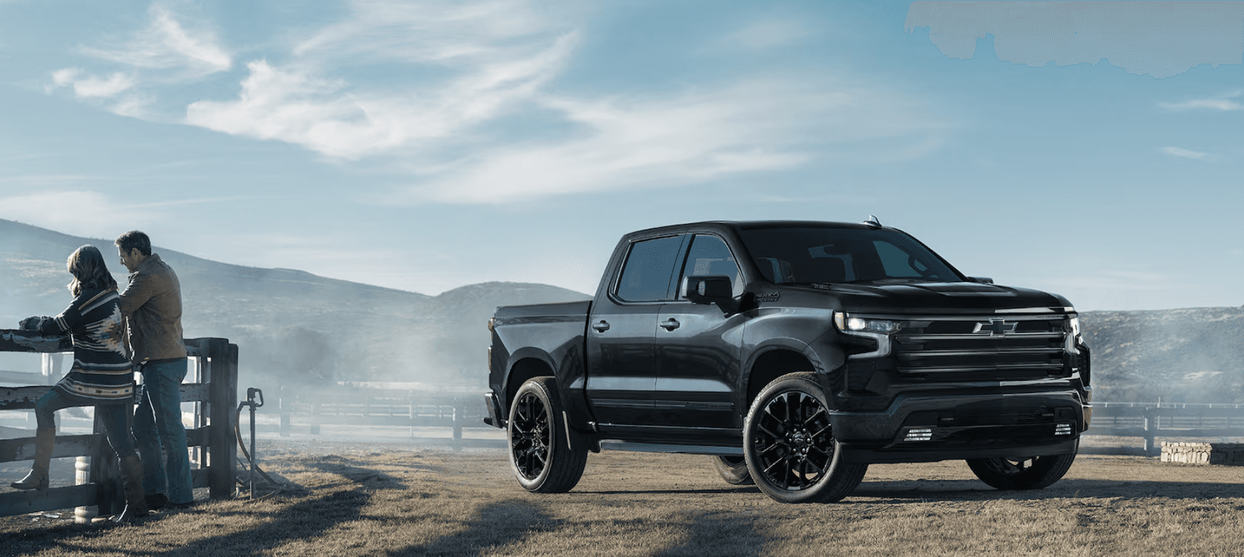 2025 Chevrolet Silverado 1500 parked on a farm