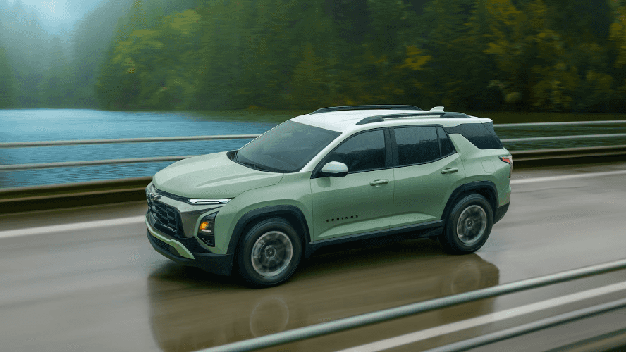 Chevy Equinox driving through Kansas