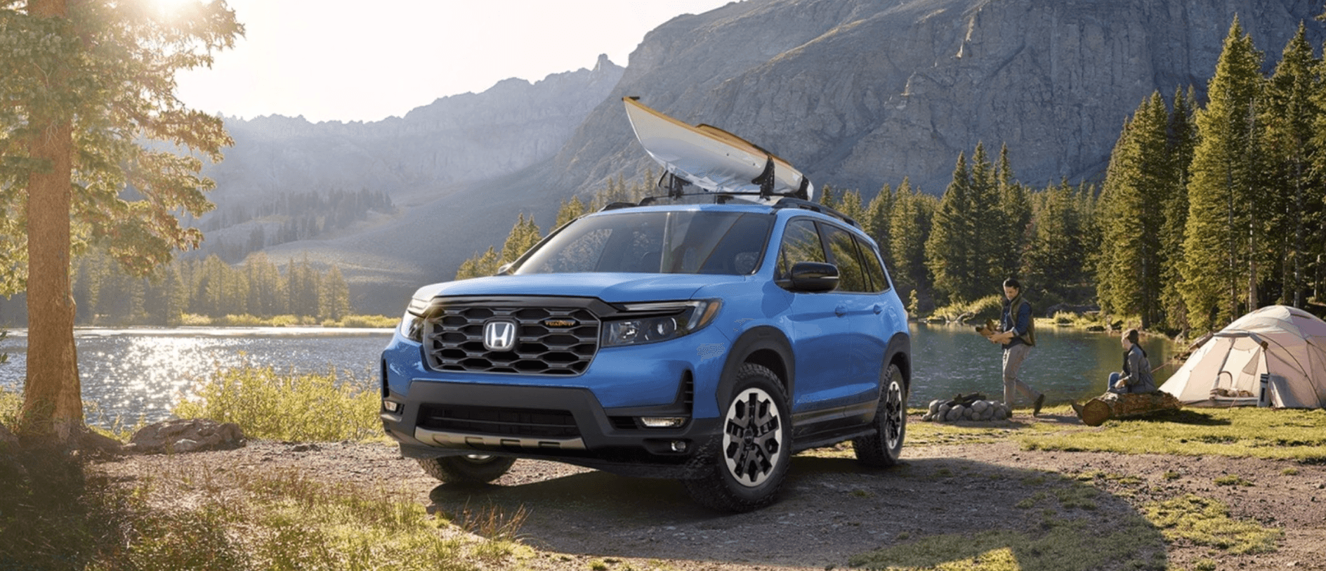 2025 Honda Passport Near a Lake