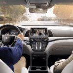 Interior display of a Honda Windshield