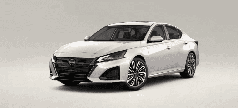 White Nissan Altima