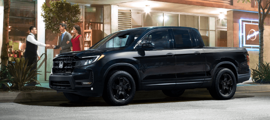 Valet parking for the 2026 Honda Ridgeline at an upscale restaurant