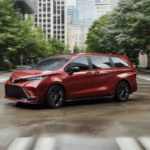 Red 2025 Toyota Sienna