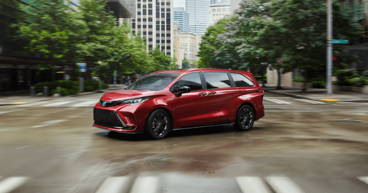 Red 2025 Toyota Sienna
