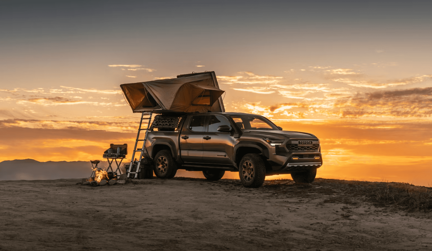 2025 Toyota Tacoma campsite
