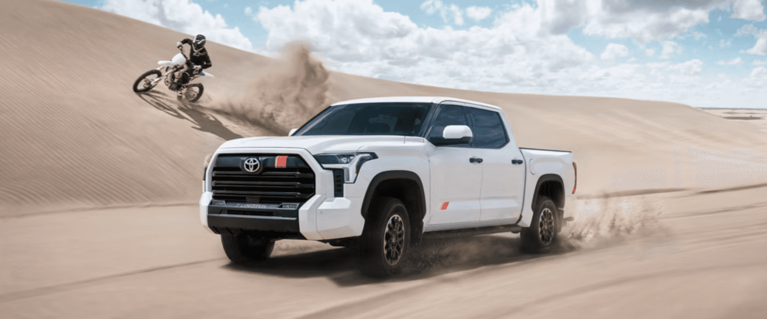 New Toyota Tundra off-road
