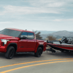 2026 Toyota Tundra Safety and Tech features being utilized on the highway