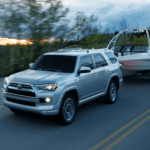Toyota 4Runner towing a boat