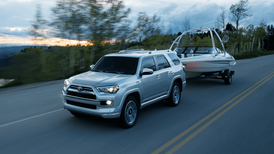Toyota 4Runner towing a boat