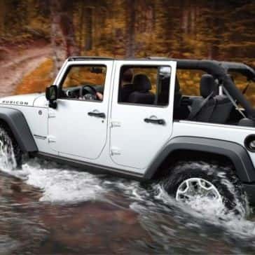 2017 Jeep Wrangler white exterior