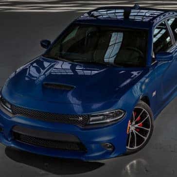 2018 Dodge Charger blue exterior