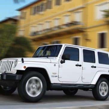 2018 Jeep Wrangler JK white exterior model