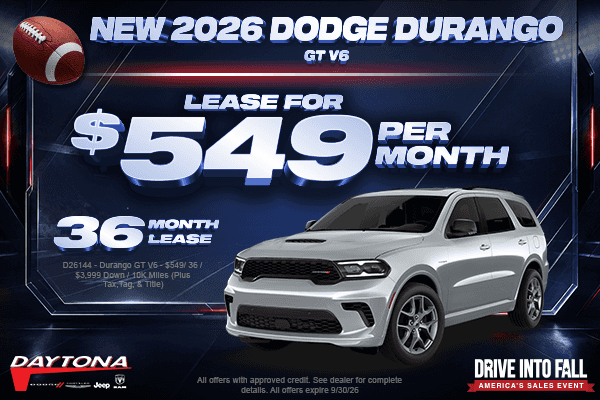 New 2026 Dodge Durango GT V6