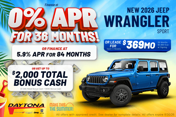 New 2026 Jeep Wrangler Sport 