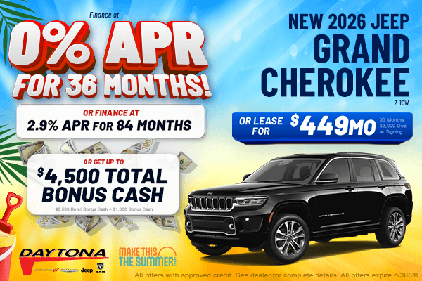 New 2026 Jeep Grand Cherokee 2 Row