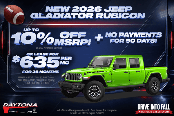 New 2026 Jeep Gladiator Rubicon