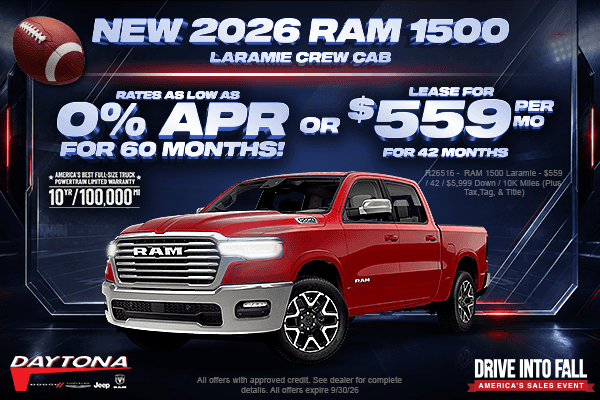 New 2026 Ram 1500 Laramie Crew Cab