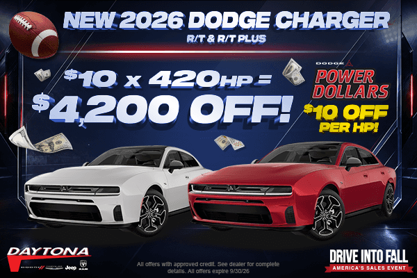 New 2026 Dodge Charger R/T & R/T Plus
