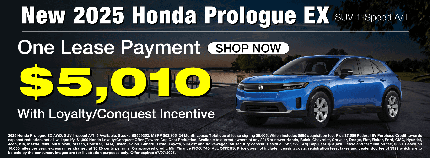 Honda Prologue Lease