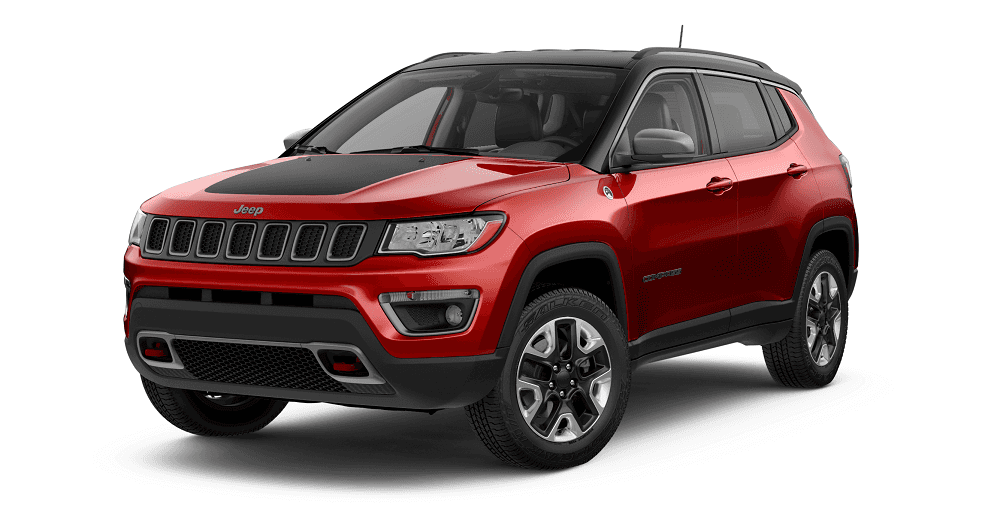 Red Jeep Compass