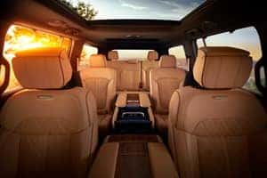 2022 Jeep Grand Wagoneer cabin view from dashboard