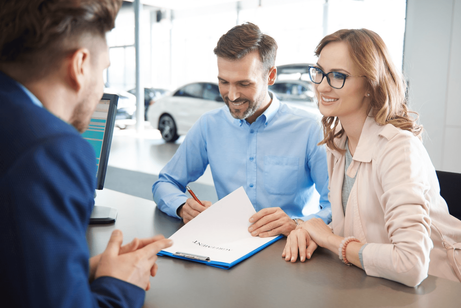Financing Dealership Couple