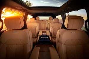 2022 Jeep Grand Wagoneer cabin view from front seat