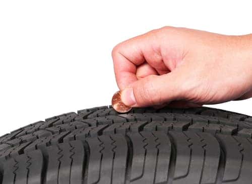 Car Tires Penny Test
