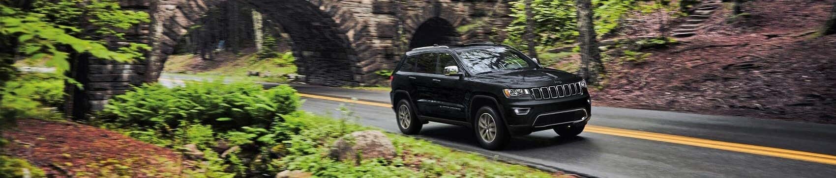 Grand Cherokee Front of Bridge