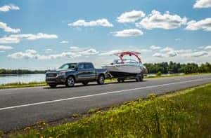 Ram 1500 Towing Boat