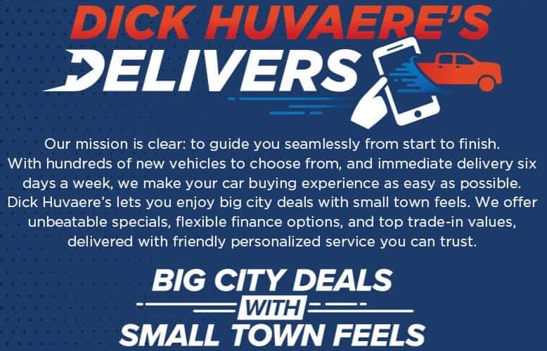 Dick Huvaeres Delivers