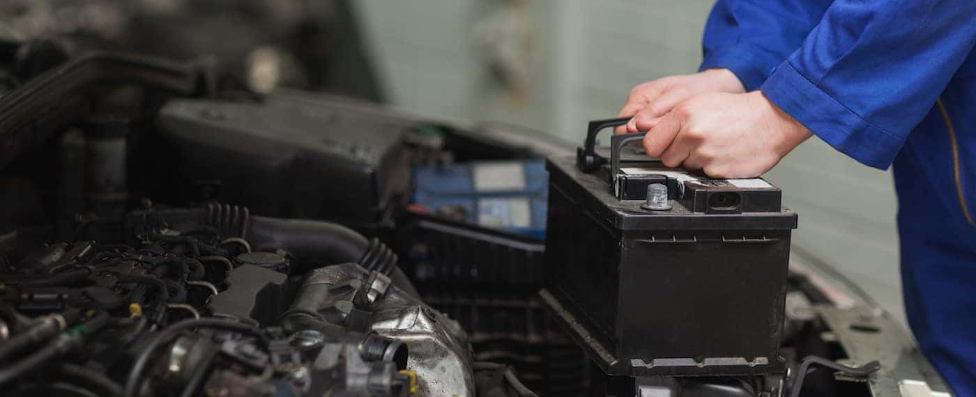 Installing new deals car battery