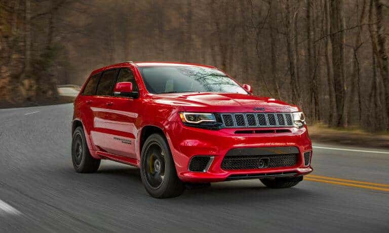 2019 Jeep Grand Cherokee exterior driving in woods