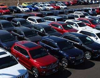 Used Vehicle Inventory Lot