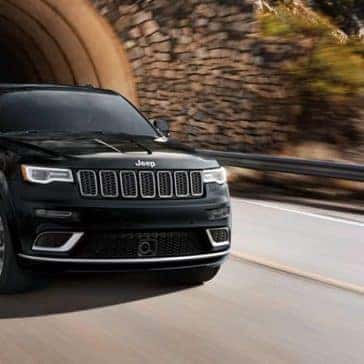 2019 Jeep Grand Cherokee on road