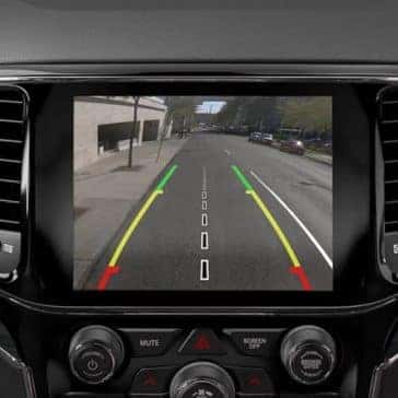 backup camera display in 2019 Jeep Grand Cherokee