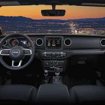 dashboard of 2019 Jeep Wrangler
