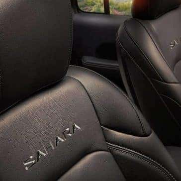 seating in 2019 Jeep Wrangler Sahara
