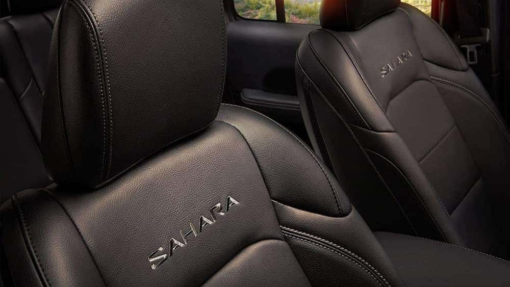 seating in 2019 Jeep Wrangler Sahara