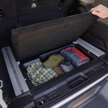 hidden storage in 2019 Jeep Wrangler