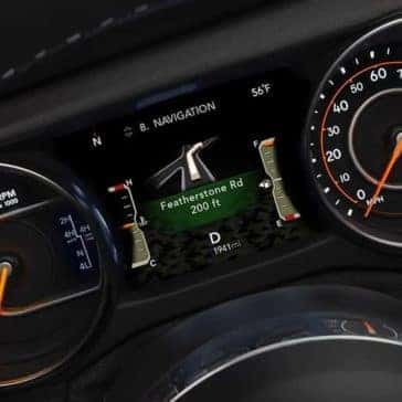 driver information gauges in 2019 Jeep Wrangler