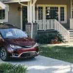 2019 Chrysler Pacifica Parked in Driveway